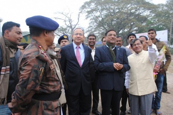  Bangladesh Minister arrives in Tripura: Akhaura to Ashuganj road likely to be developed soon